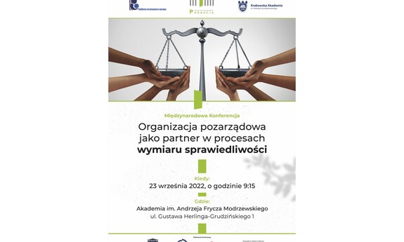 Międzynarodowa konferencja naukowa "Organizacja pozarządowa jako partner w procesach wymiaru sprawiedliwości"